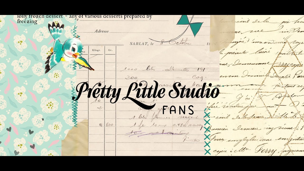 Pretty Little Studio Candy Cane - 12x12 Scrapbook Layout process video