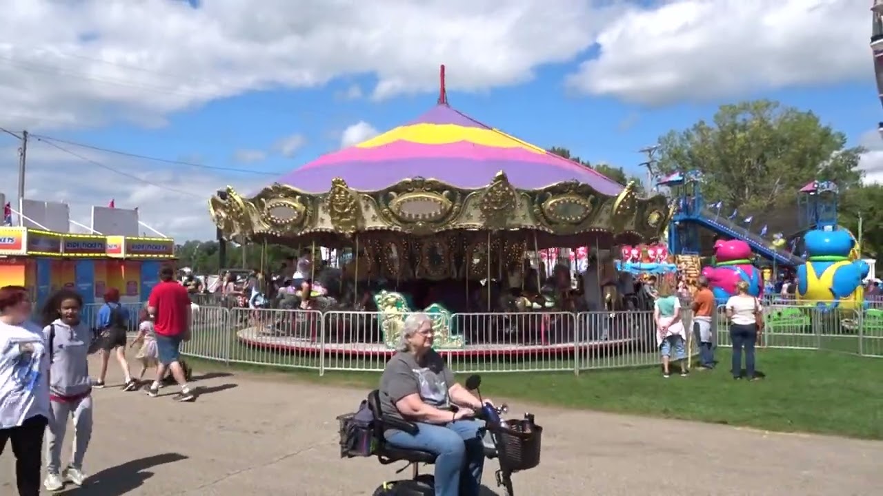 Carousel at the 2022 Walworth County Fair YouTube
