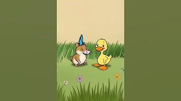Make something to do for ducks and hamsters in the comments! #cute #hamster #animalshorts #animation