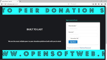Wallet fortune peer to peer donation website script download