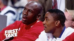 Michael Jordan's comments reveal he refused to play with Isiah Thomas on the Dream Team | First Take