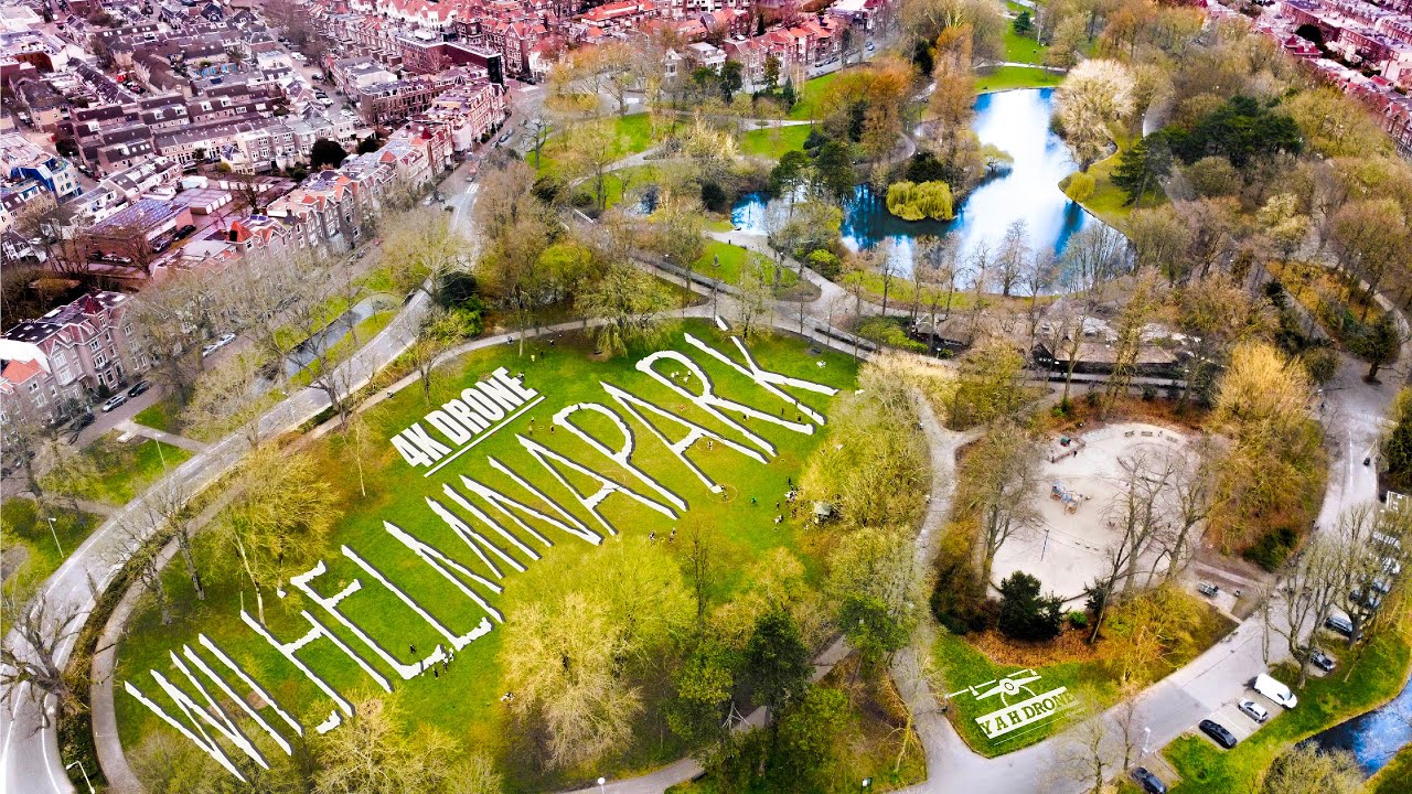 4K DRONE: Wilhelminapark Utrecht, Netherlands - DJI Mini 2