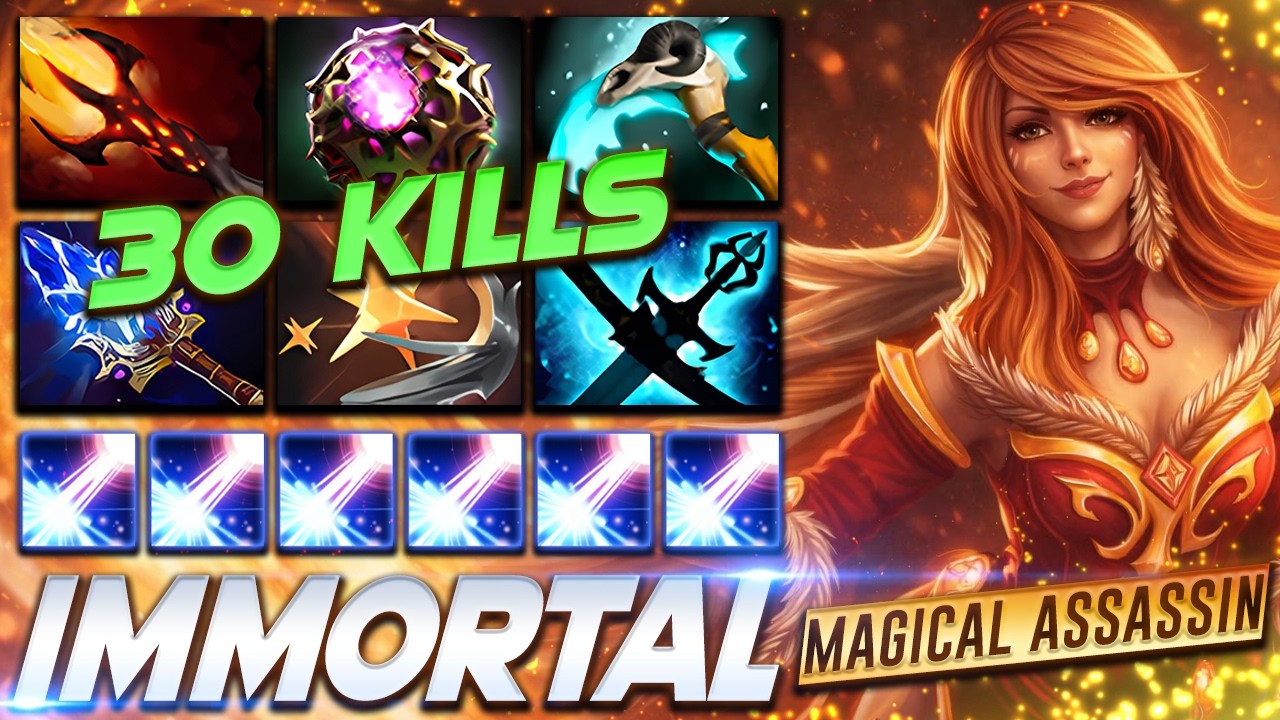 Lina 30 KILLS Magic Assassin - Dota 2 Pro Gameplay [Watch & Learn]