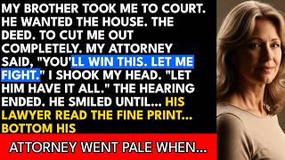 I Let My Brother Win the House in Court — Until His Lawyer Discovered What Came With the Deed…