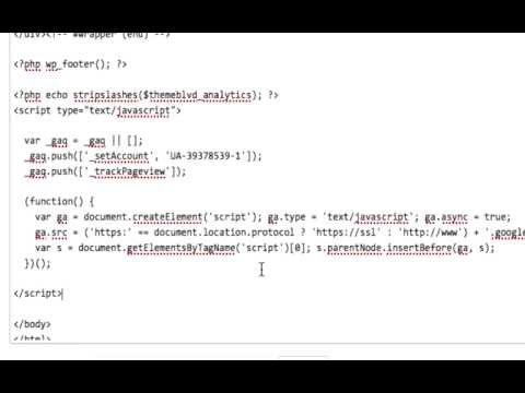 2. Google Analytics - Install Tracking Code