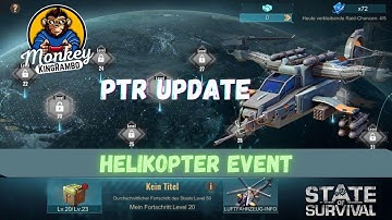 State of Survival: HELIKOPTER EVENT - PTR UPDATE
