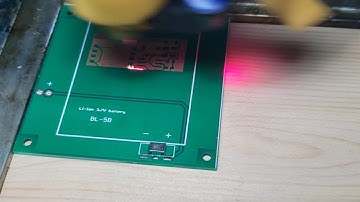 creating fast testing PCB by using co2 laser cutter