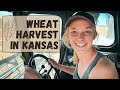 Laura Drives A COMBINE! (Wheat Harvest 2020 Part 1)