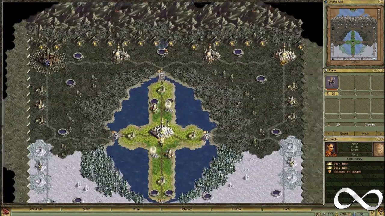 Age of Wonders, Highmen vs Undead (AI Battle)