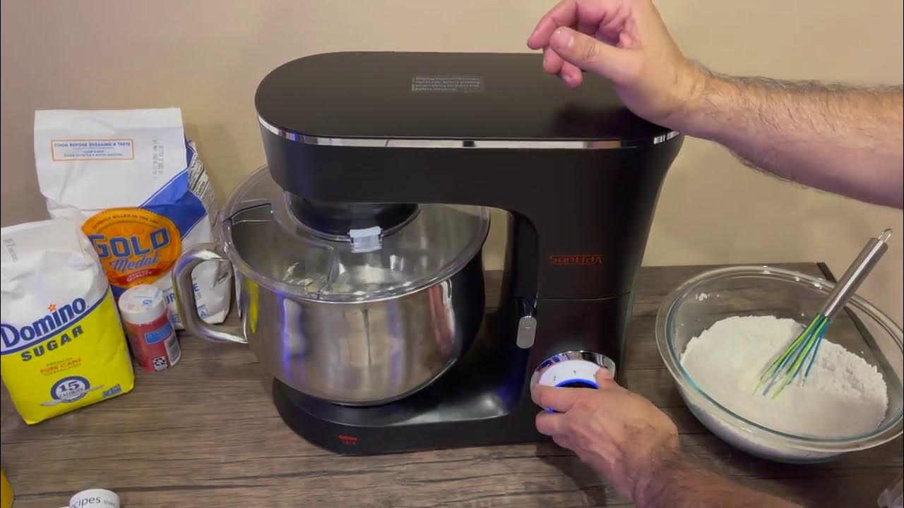 COOKLEE Stand Mixer, 9 5 Qt 660W 10 Speed Electric Kitchen Mixer Review, Simple to use, felt