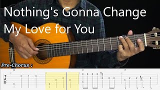 Nothing's Gonna Change My Love for You  George Benson  Fingerstyle Guitar Tutorial TAB