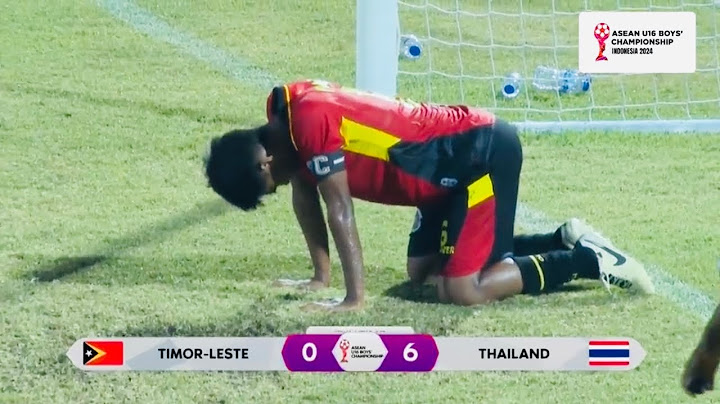 U16  🇹🇱Timor-Leste 0 : 6 Thailand 🇹🇭 #highlights #2024 #soccer #thailand #indonesia