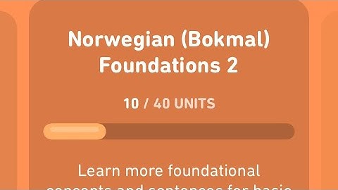 *Watch til end. Let’s learn Norwegian with Duolingo