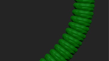 Zbrush4R5 Curve Mode Brush