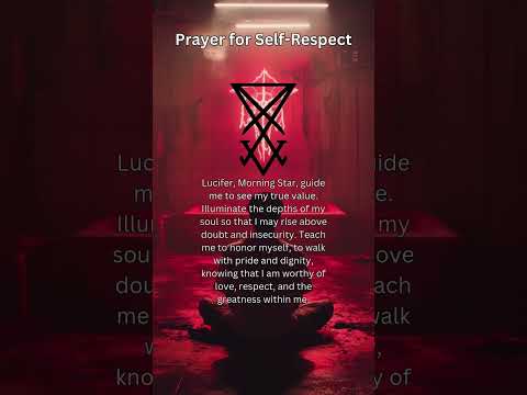 Prayer To Lucifer For Self Respect Lucifer Demonology 