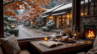 Jazz acogedor en un tranquilo café de una tarde de invierno ☕ Música jazz instrumental suave