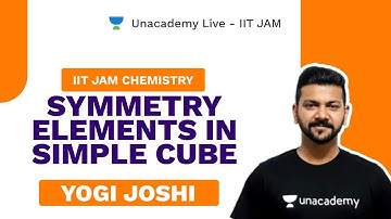 Symmetry Elements in Simple Cube  | Yogi Joshi | Unacademy live
