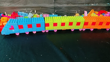 Satisfying DIy Lego Big Train 3 /ASMR Building Blocks /Emran Toys #buildingblocks 