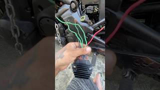 Adaptação de regulador de voltagem da twister 250 na Kawasaki ninja 650 serve na er6n,verses 650 etc