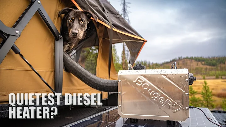 Quietest Diesel Heater I've Used? BougeRV New Portable Diesel Outdoor Heater Field Review
