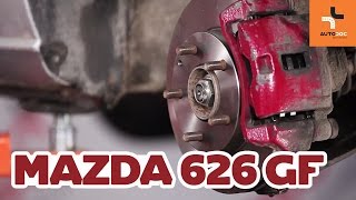Hur byter man Bromsskiva MAZDA 626 V (GF) - online gratis video