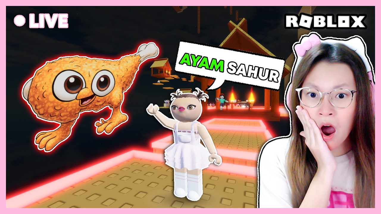 MASUK KE SARANG ANOMALI AYAM SAHUR ?!! [ANOMALI AYAM GORENG SAHUR TOWER ROBLOX INDONESIA]