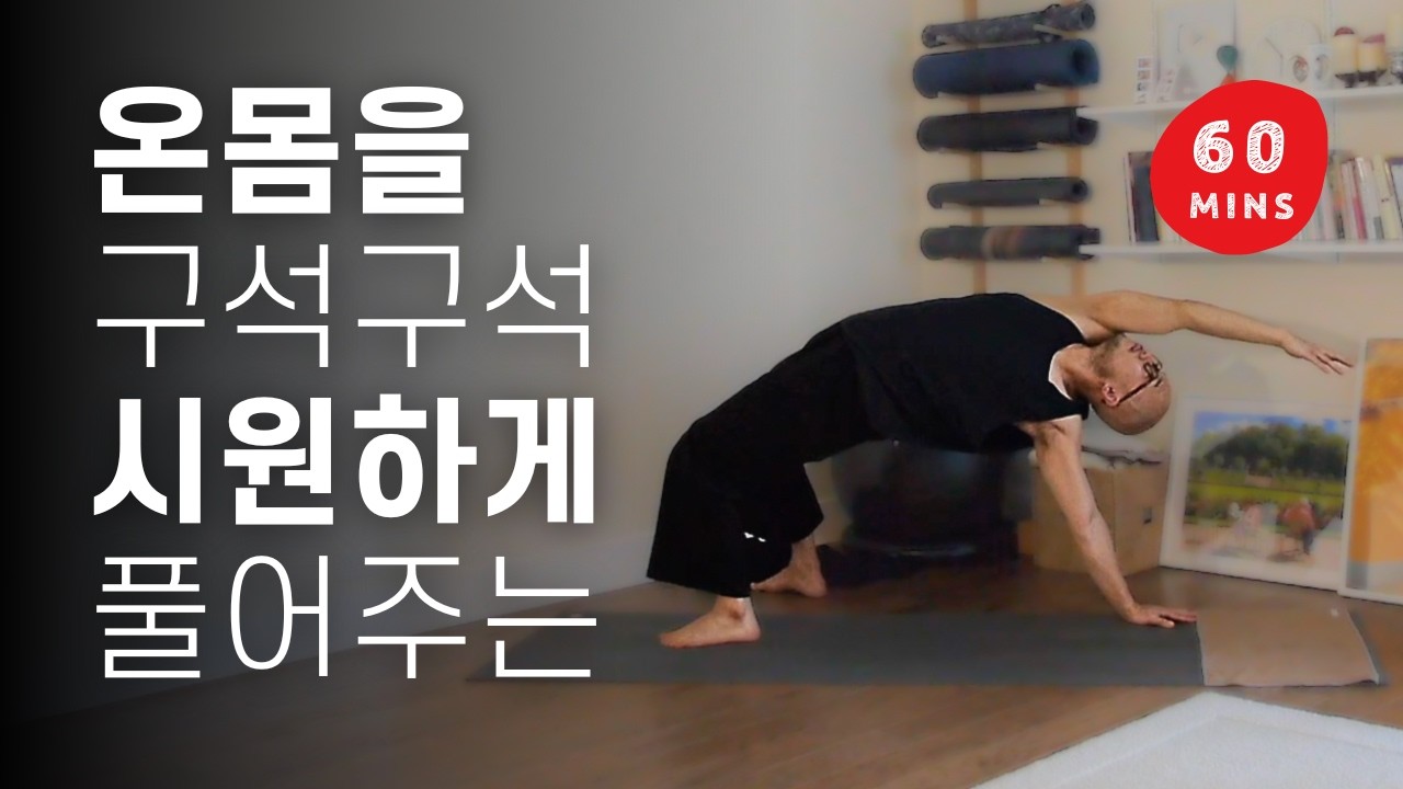 온몸 구석구석 시원하게 풀어주는 1시간 요가 클래스 | 전신 근력 향상 및 스트레칭 | 요가소년 529
