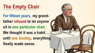 Details Learn English With Story 🔥 The Empty Chair || Graded Reader 📚 News