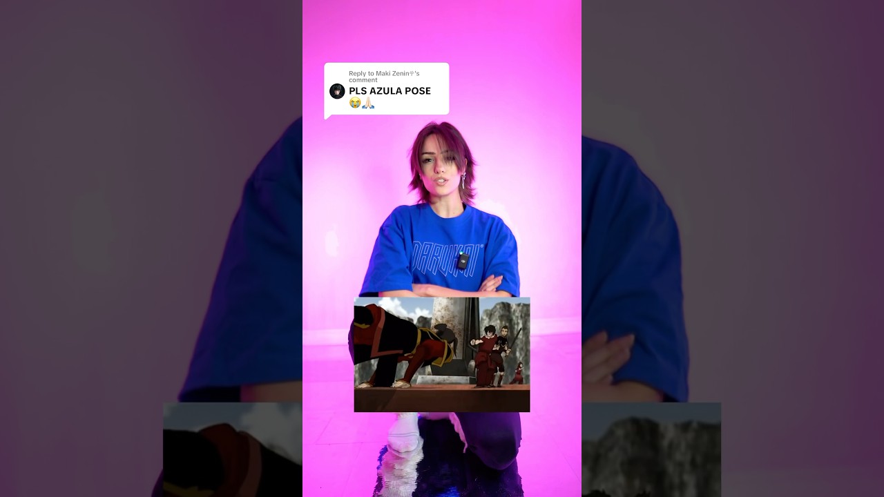 Azula Pose🔥What should I try next? #avatarthelastairbender #azula #pose #calisthenics #gym #fitness