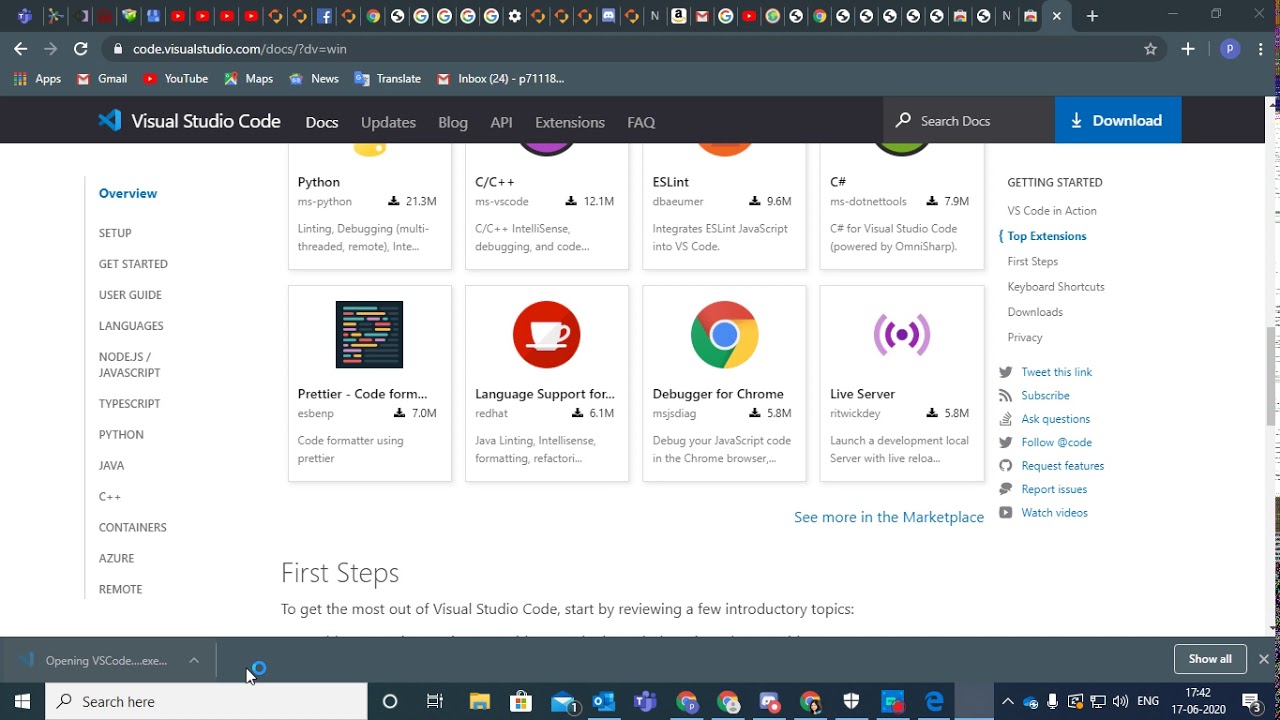 How To Install Visual Studio Code Or Microsoft Visual Studio - YouTube