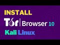 How to install a Tor browser in kali Linux