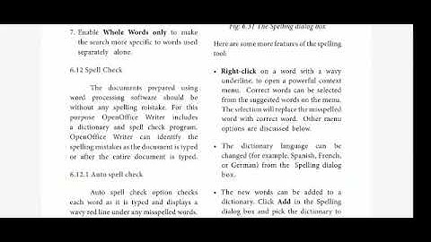 11 th com Application ch 6 Part - III : Find & Replace and Spell check part 1