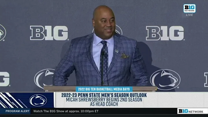 Carolyn Kieger and Micah Shrewsberry talk B1G Medi...