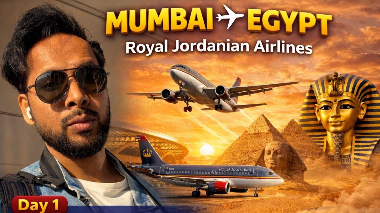 Mumbai to Egypt | Journey to the Land of Pyramids | Cairo Travel Vlog