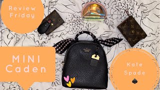 KATE SPADE ♠️ | Mini Caden Backpack | What Fits Inside | Review Friday