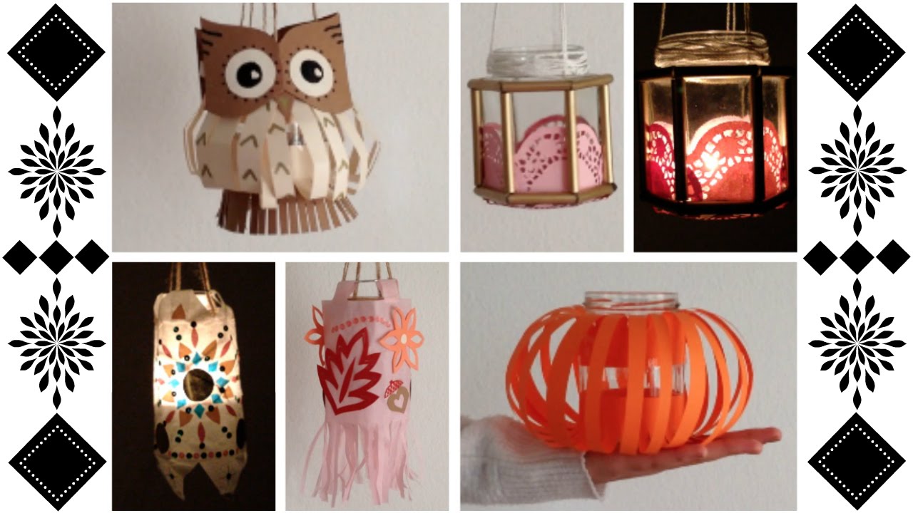 DIY Jar Lanterns Autumn Style Bohemian Pumpkin and Owl Halloween Lanterns YouTube