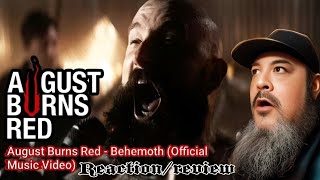 AUGUST BURNS RED BEHEMOTH REACTION THAT BLEGH CAME OUT OF NOWHERE! FIRST TIME HEARING ABR & WE SHOOK