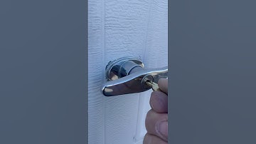 Make a key garage door