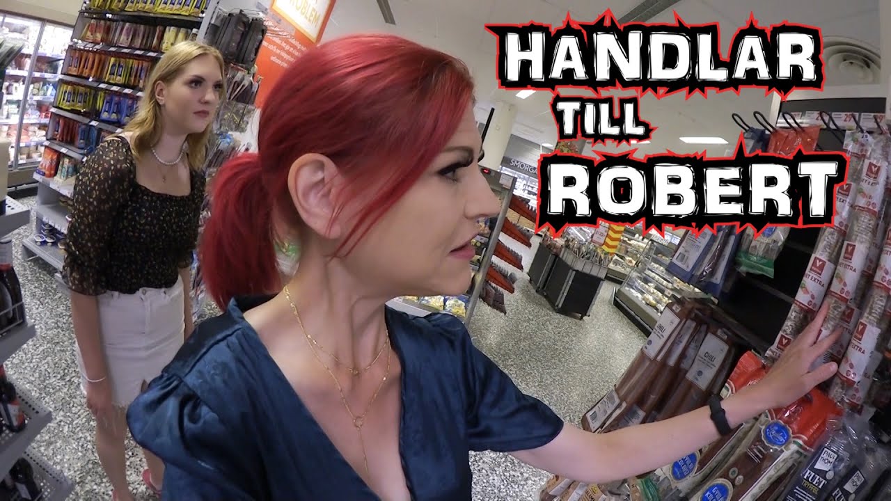 Går på Ica Maxi och handlar till Robert (ormkillen) som är sjuk