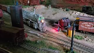 R.M.T.&.T  my Layout  computer operated ,Train Brain  Engine 3840