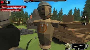 The Walking Zombie 2 - Walkthrough 2 - Shooting Training & Fix the Fence in the Shooting Range