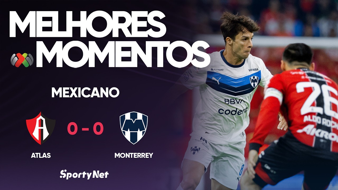 ZAGUEIRO DA UMA DE GOLEIRO E GARANTE O EMPATE! Melhores Momentos - Atlas 0 x 0 Monterrey