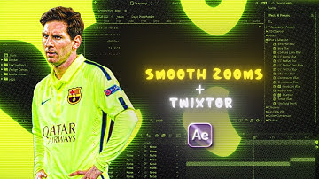 Smooth Zooms + Twixtor Tutorial II After Effects