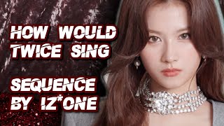 How would TWICE sing SEQUENCE by IZ*ONE