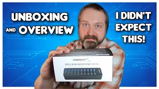 Sabrent USB 3.0 10-Port 60W Hub Unboxing &amp; Overview