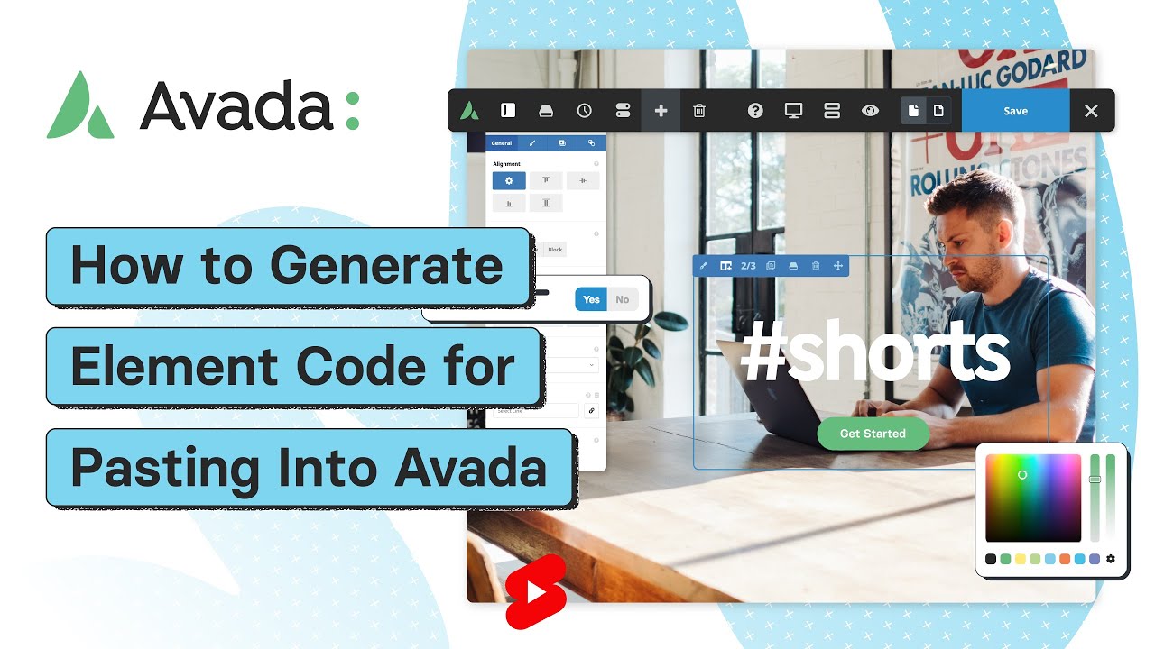 How to Generate Element Code for Pasting Into Avada - YouTube
