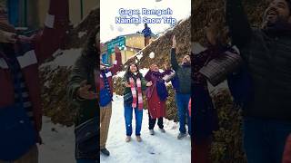 Night Plan, Morning Snow ❄️ | Gagar, Mukteshwar Nainital Snowfall Trip & Boating #nainital