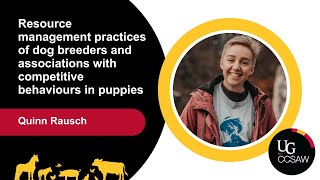 Resource management practices of dog breeders & associations with competitive behaviours in puppies