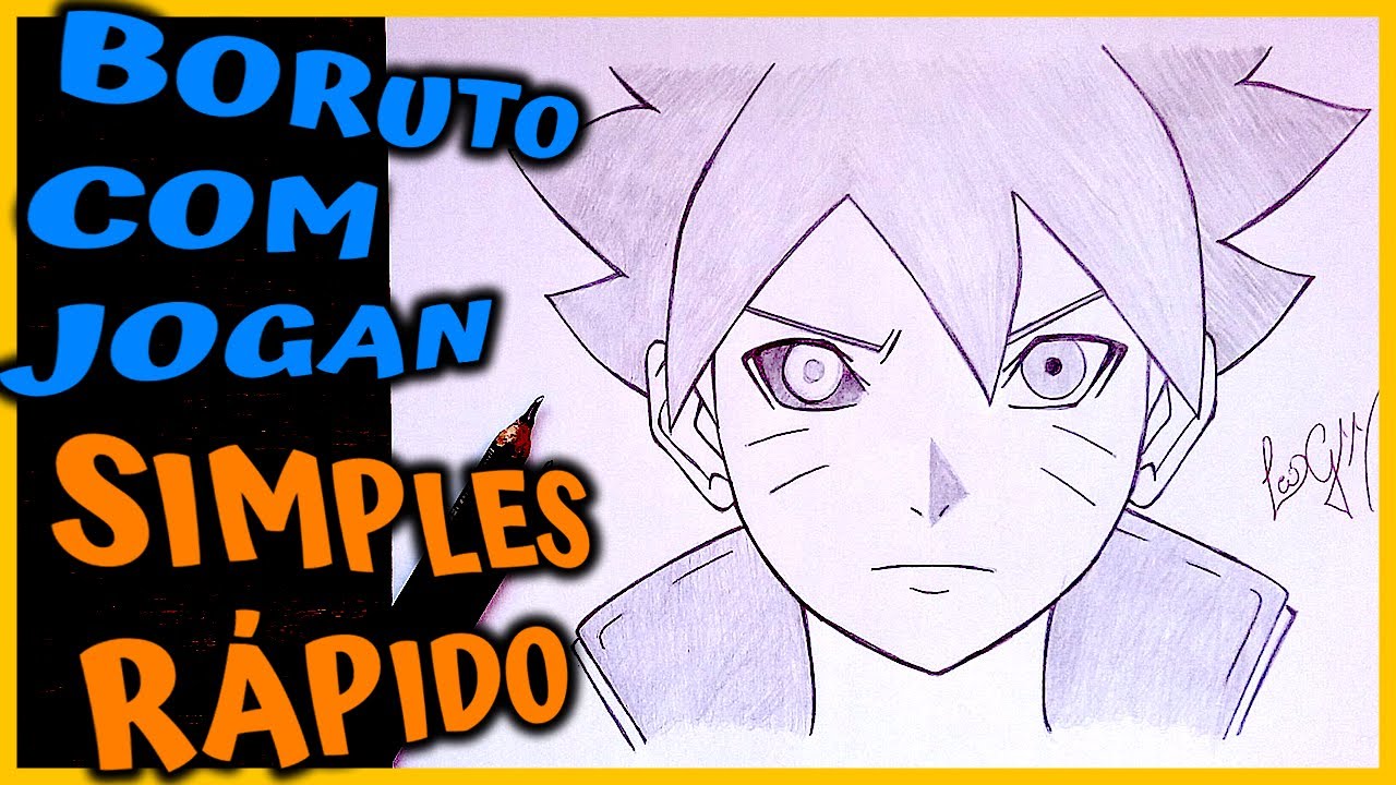 Como Desenhar o Boruto (Muito Fácil) - Aprender a Desenhar