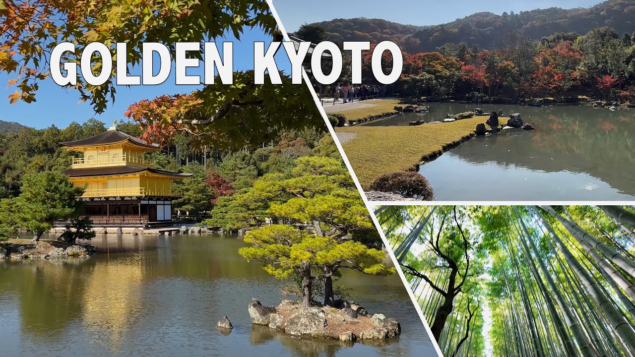 ✨ Киото за один день: Арасияма, Кинкакудзи | Первый маршрут по Киото, часть 1